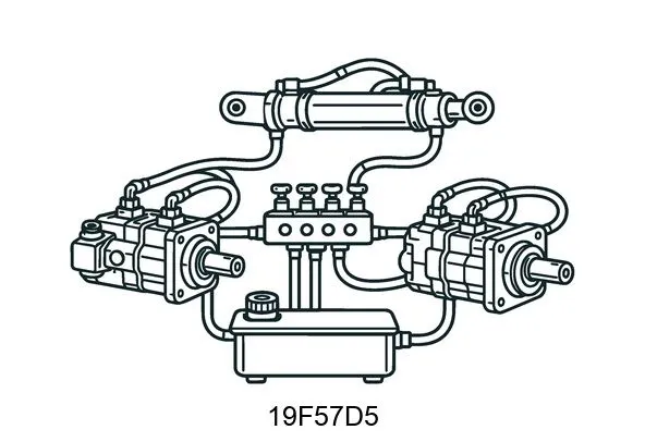19F57D5 Hydraulic System Components