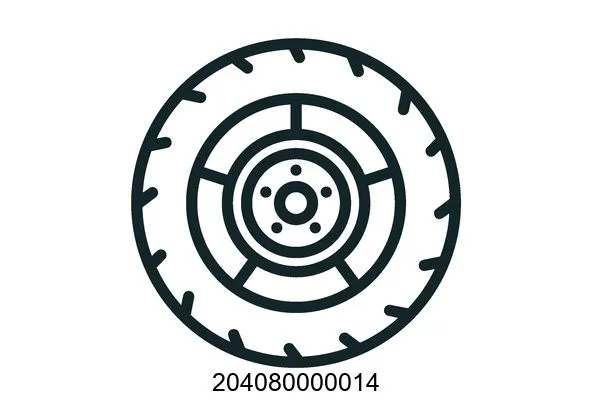 204080000014 Tyres - wheels - drums