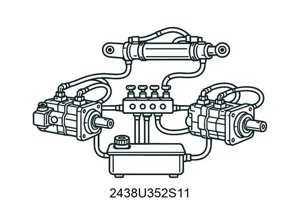 2438U352S11 Hydraulic System Components