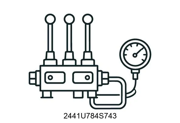 2441U784S743 Hydraulic controls