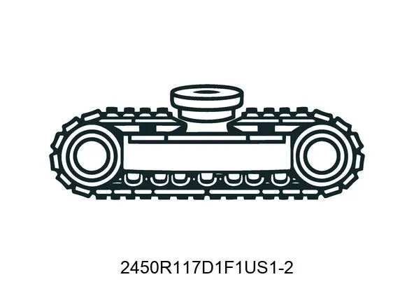 2450R117D1F1US1-2 Undercarriage
