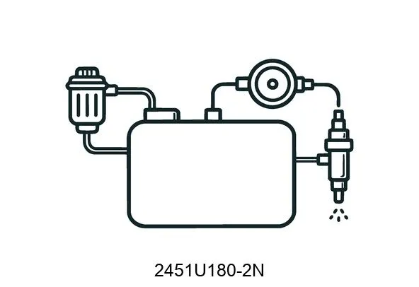 2451U180-2N Fuel system components