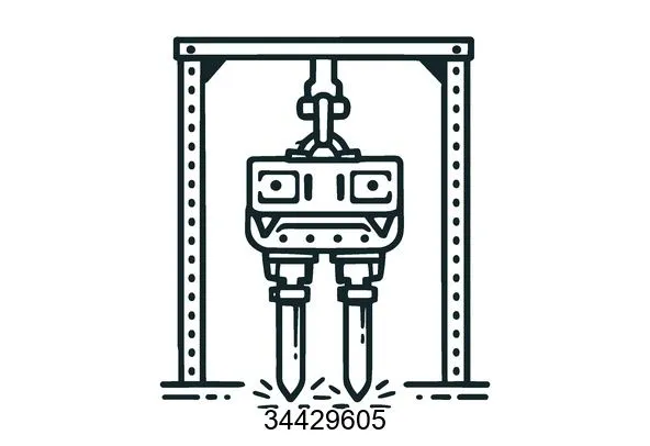 34429605 Frame vibro hammers