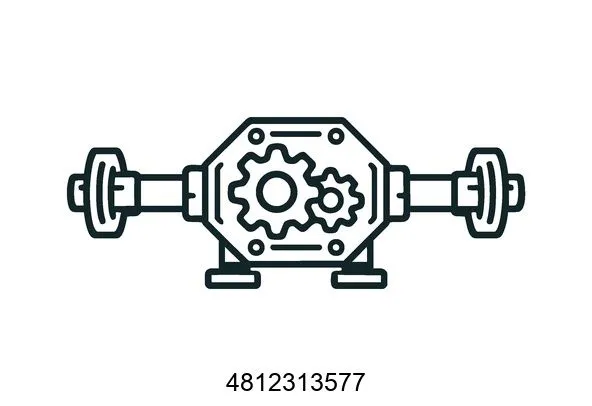 4812313577 axle and differentials