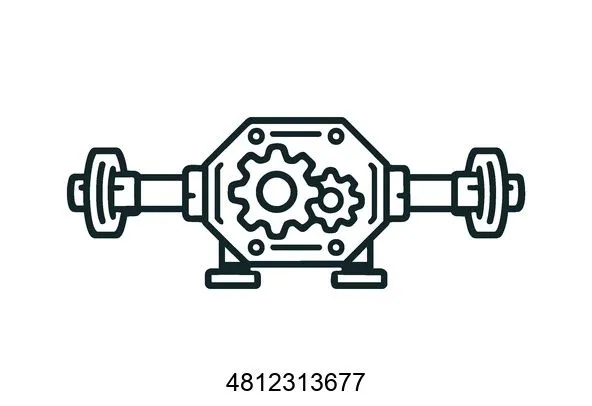 4812313677 axle and differentials