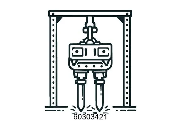 60303421 Frame vibro hammers