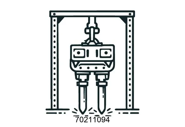 70211094 Frame vibro hammers