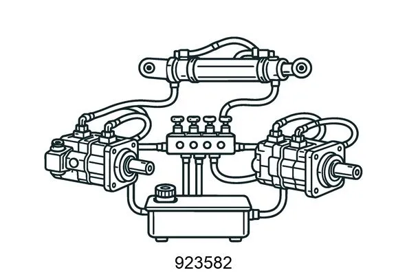 923582 Hydraulic System Components