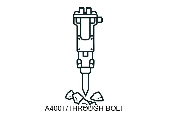 A400T/THROUGH BOLT Hydraulic breakers & components