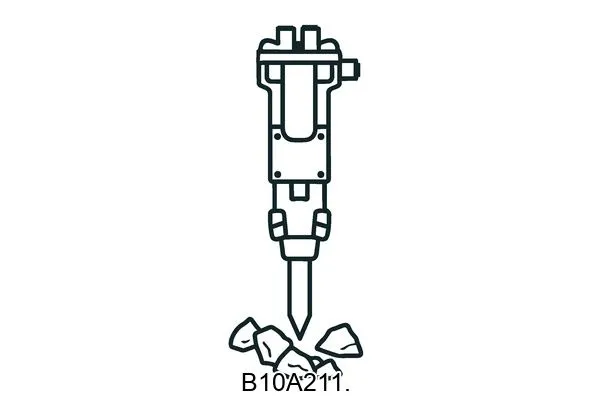 B10A211. Hydraulic breakers & components