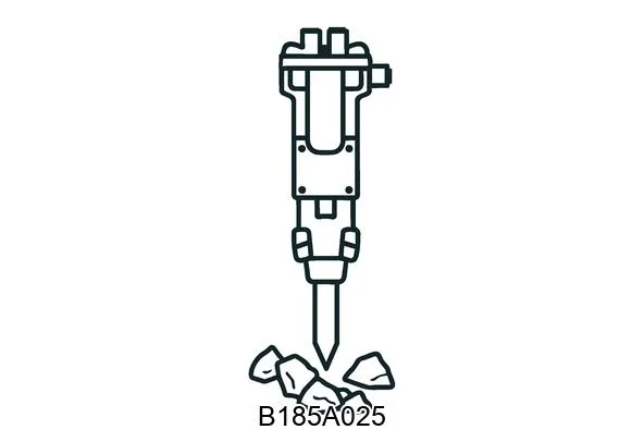 B185A025 Hydraulic breakers & components