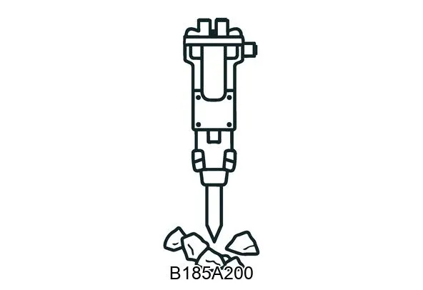 B185A200 Hydraulic breakers & components