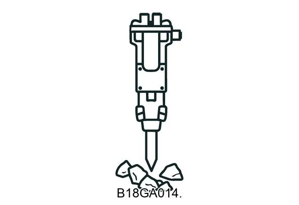 B18GA014. Hydraulic breakers & components