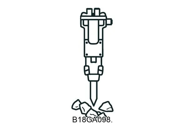 B18GA098. Hydraulic breakers & components
