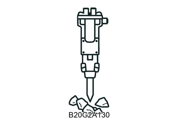 B20G2A130 Hydraulic breakers & components
