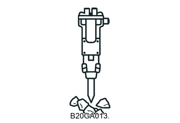 B20GA013. Hydraulic breakers & components