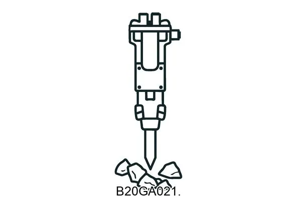B20GA021. Hydraulic breakers & components