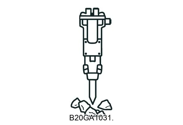 B20GA1031. Hydraulic breakers & components
