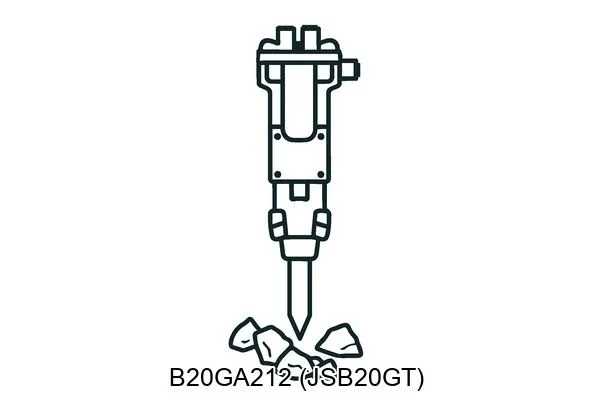 B20GA212 (JSB20GT) Hydraulic breakers & components