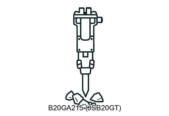 B20GA215 (JSB20GT) Hydraulic breakers & components