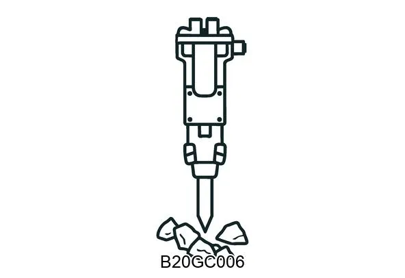B20GC006 Hydraulic breakers & components