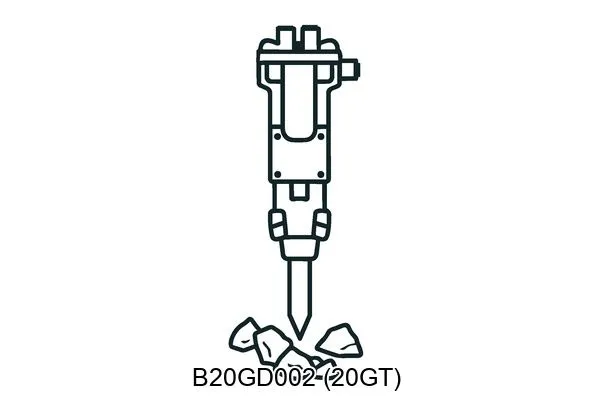 B20GD002 (20GT) Hydraulic breakers & components