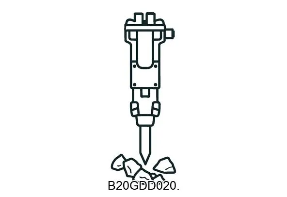 B20GDD020. Hydraulic breakers & components