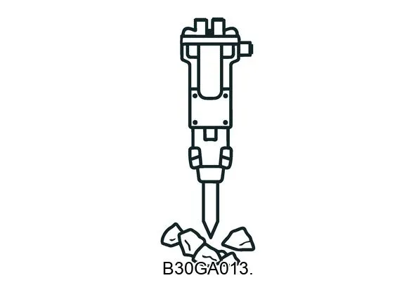 B30GA013. Hydraulic breakers & components