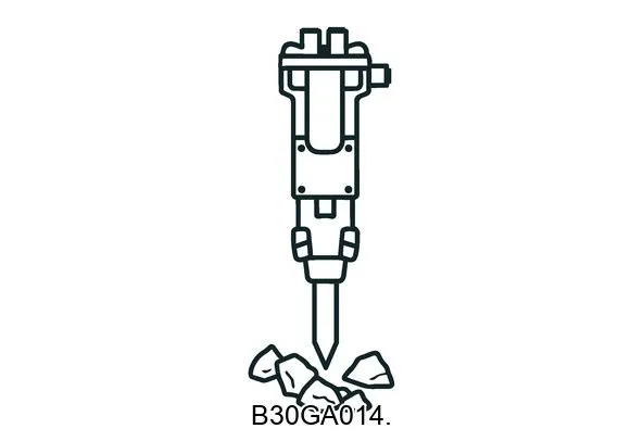 B30GA014. Hydraulic breakers & components