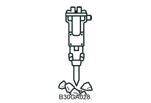 B30GA028. Hydraulic breakers & components