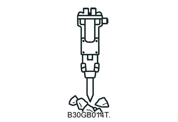 B30GB014T. Hydraulic breakers & components