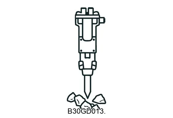 B30GD013. Hydraulic breakers & components
