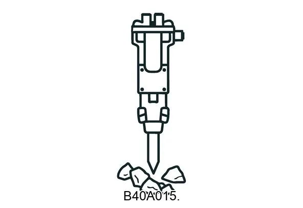 B40A015. Hydraulic breakers & components