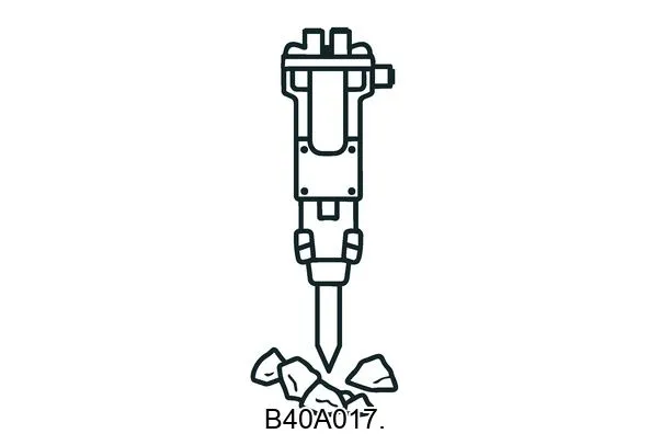 B40A017. Hydraulic breakers & components
