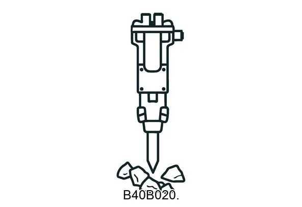 B40B020. Hydraulic breakers & components