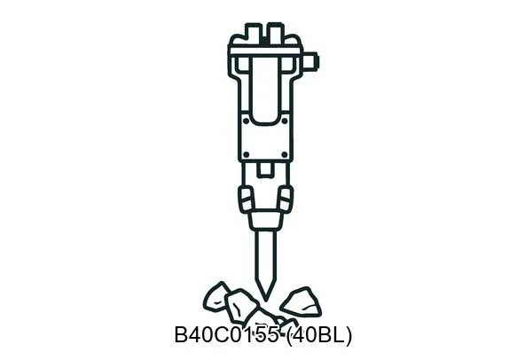 B40C0155 (40BL) Hydraulic breakers & components