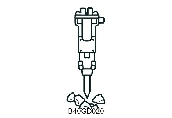 B40GD020 Hydraulic breakers & components