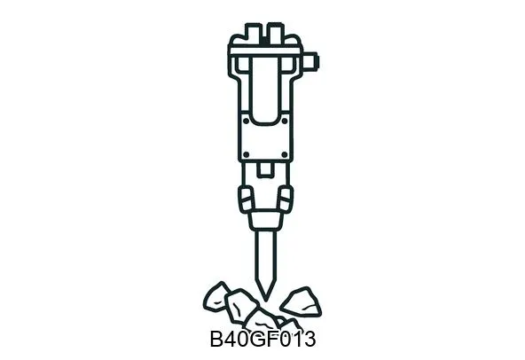 B40GF013 Hydraulic breakers & components