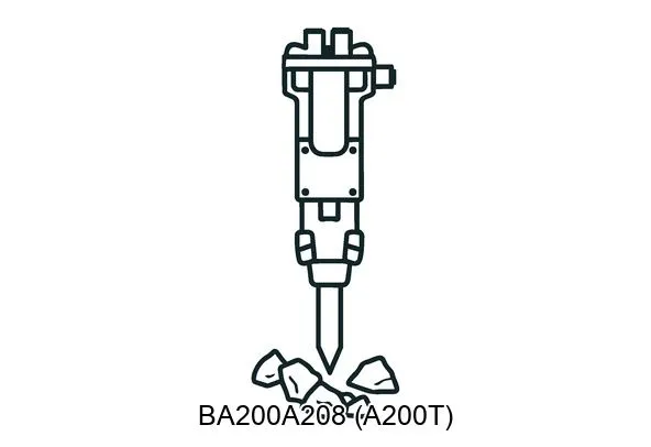 BA200A208 (A200T) Hydraulic breakers & components