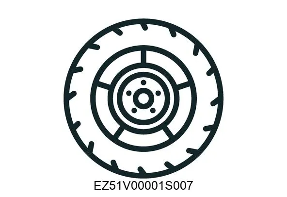 EZ51V00001S007 Tyres - wheels - drums