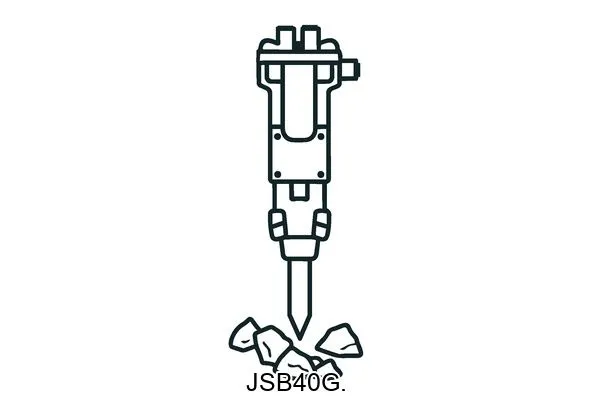 JSB40G. Hydraulic breakers & components