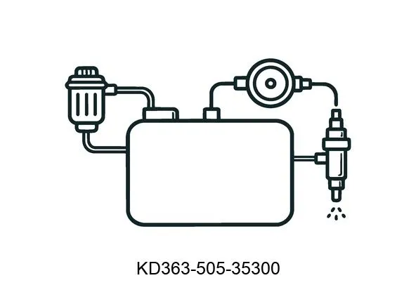 KD363-505-35300 Fuel system components