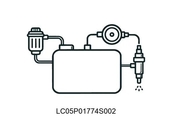 LC05P01774S002 Fuel system components
