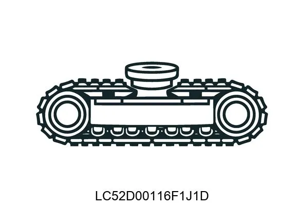 LC52D00116F1J1D Undercarriage
