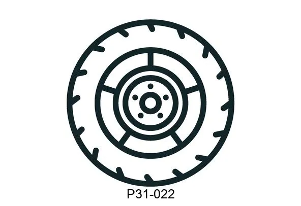 P31-022 Tyres - wheels - drums