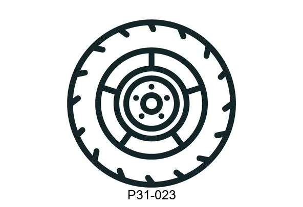 P31-023 Tyres - wheels - drums