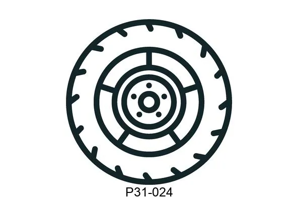 P31-024 Tyres - wheels - drums