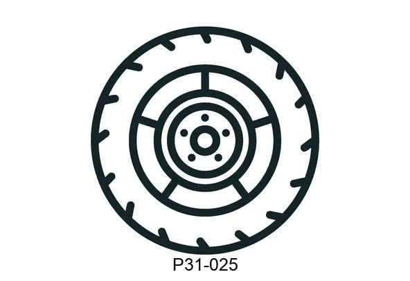 P31-025 Tyres - wheels - drums