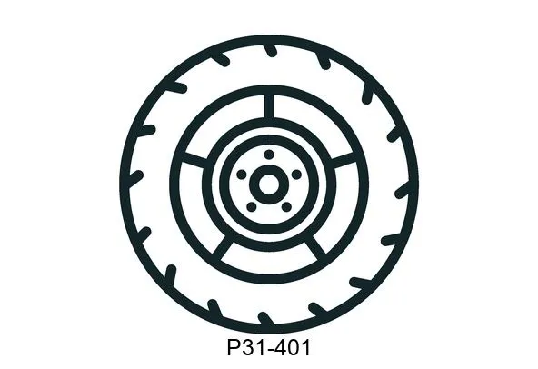 P31-401 Tyres - wheels - drums