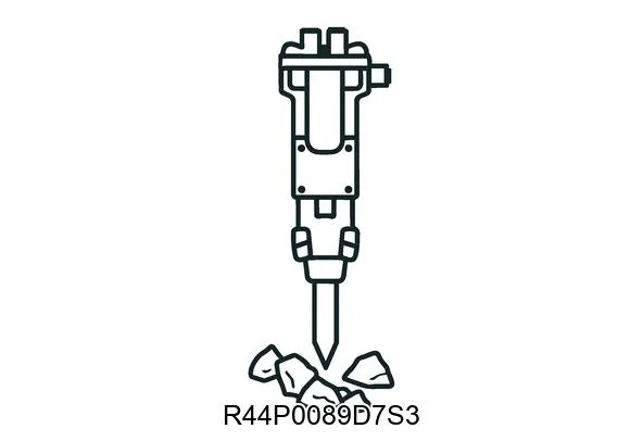 R44P0089D7S3 Hydraulic breakers & components